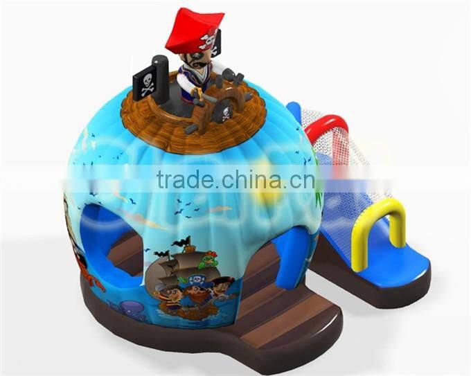 Channal inflatabel Pirate ship bouncy house, inflatable jumping bouncer house for sale