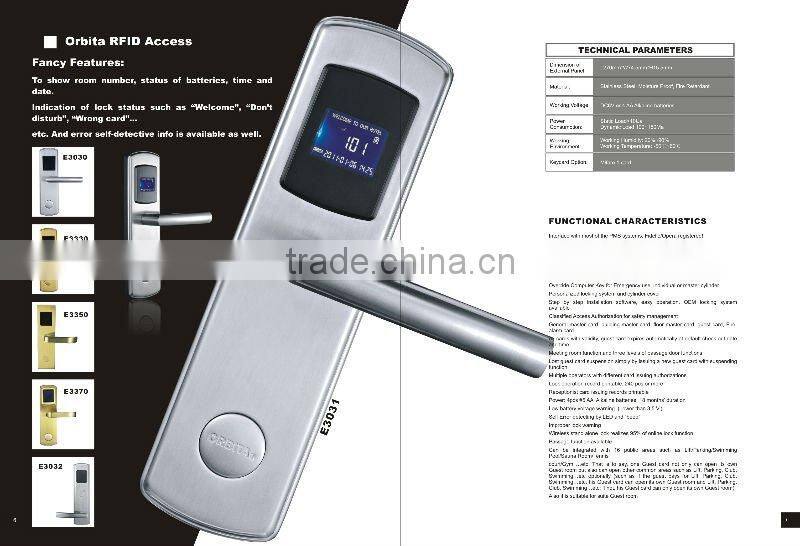 ORBITA apartment door safe lock for hotels