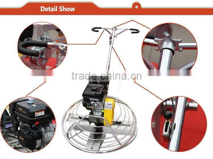 Walk behind edger stainless steel power trowel