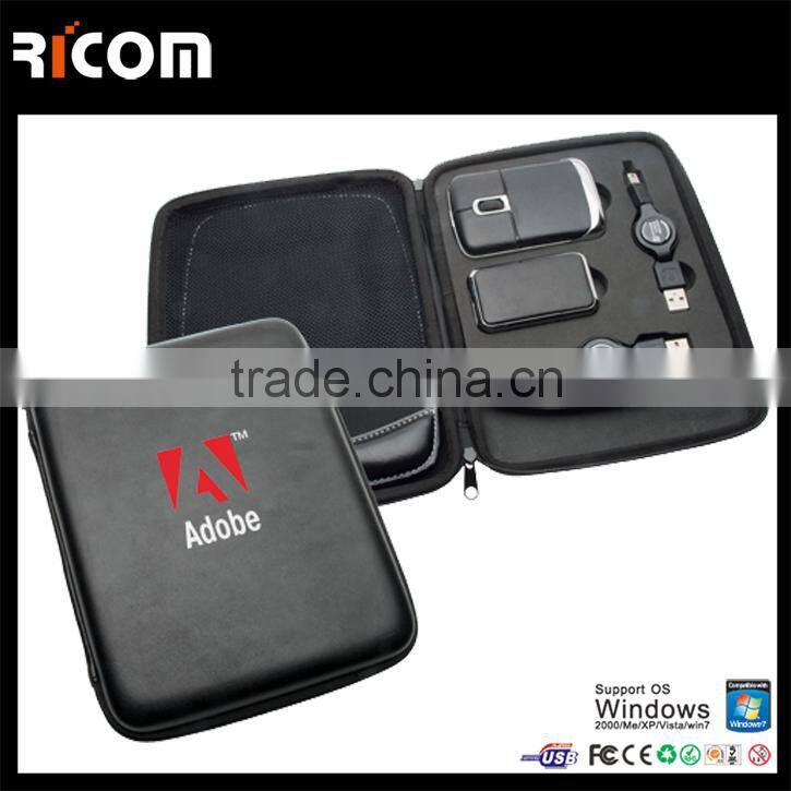 Ricom leather travel set,leather gift set travel kit,leather wholesale travel set--Shenzhen Ricom