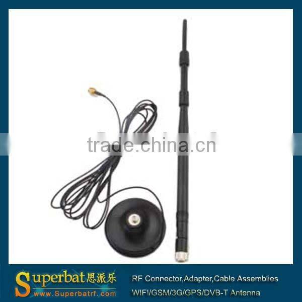2.4GHz 9dBi Omni WIFI Antenna with extended cable RP-SMA Plug 16dbi 2.4ghz wifi yagi antenna