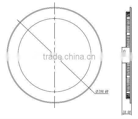 15W dimmable Ultra-thin ceiling light