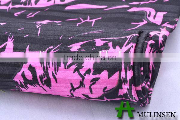 Shaoxing Mulinsen fabric manufacturer cheap satin with twist textile fabric design latest