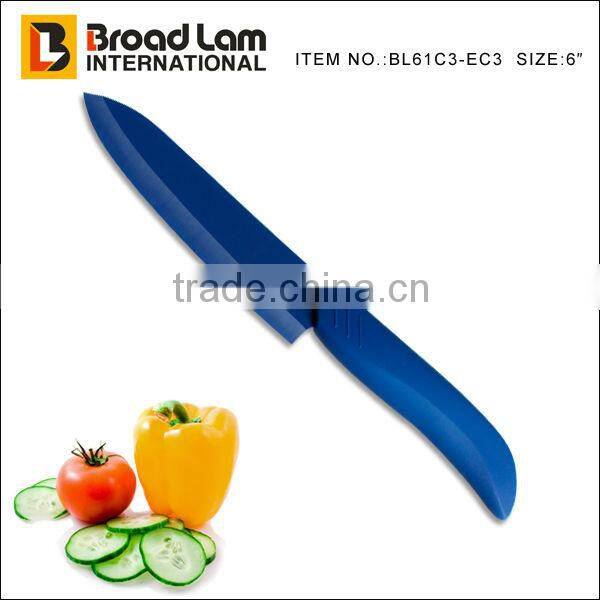 Beautiful & Deluxe Blue Color Blade and Handle Ceramic Kitchen Knife in 6 inch