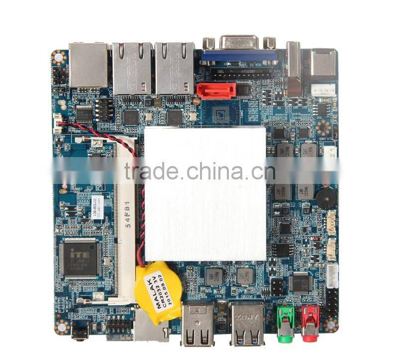 Intel J1900 small nano itx fanless mini pc dual lan VGA,HD display motherboard