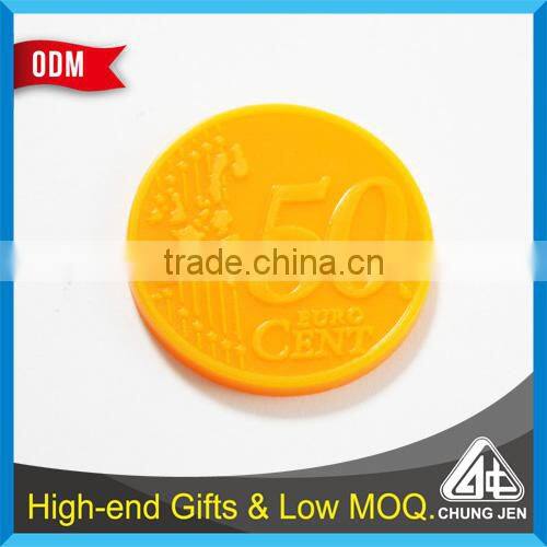 Wholesale bulk cheap custom supertmarket trolley plastic token