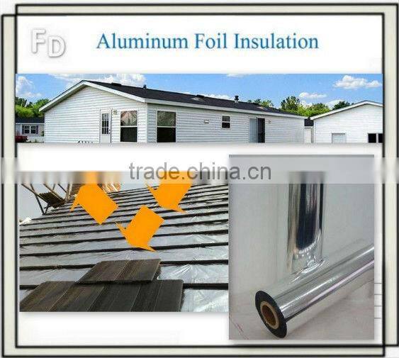 Double -sided foil scrim kraft (2-way scrim)/foil faced kraft paper