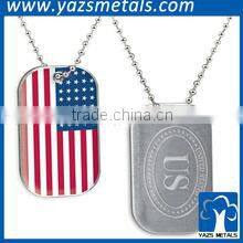 Cheap Stainless Steel blank Silver Dog Tag