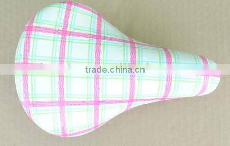 hot selling high quality wholesale price kids bicycle saddles colorful comfortable leather kid bicycle saddles