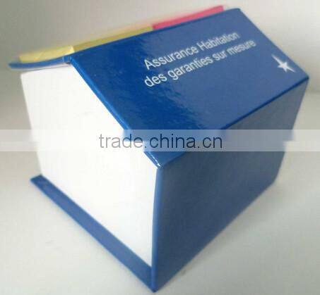 Stationery Set House Shaped Holder Loose Sheet Memo Pad