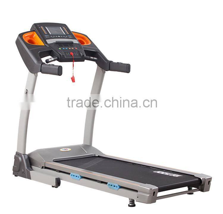 DC 2.5hp 1550x540mm running belt iphone ipad chargable treadmill fitness equipment