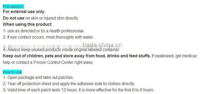 Natural herbal Anti Mosquito Patch, Mosquito Repellent Patch for children