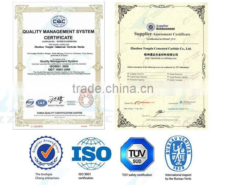 Customise irregular shape Cemented carbide cold roll ring for stainless steel strip for steel and cast iron