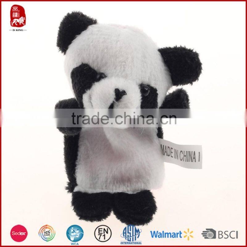 Wholesale customized Velvet Finger Animal hand Puppet Play Learn Story Toy