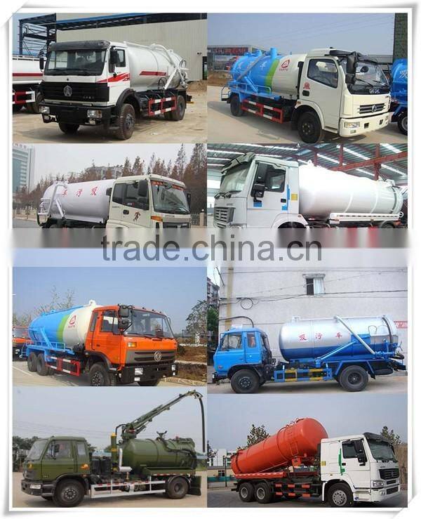 4*2 4000 litres 4CBM 4000m3 waste disposal truck sweage suction tanker truck, vacuum sewage suction truck