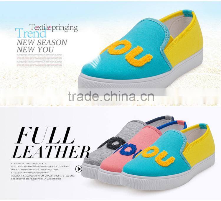 2015 New Round Sweet Love Heart Singles Shoes Low Heels Slip-on Lazy Flat Shoes Leisure Shoes Women Sneakers Canvas Shoes
