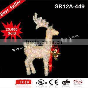 Life size LED reindeer christmas decoration