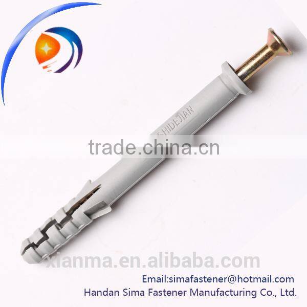 plastic anchor/plastic wall plug/tapered wall plug