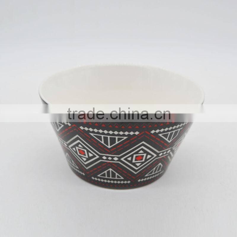 Wholesale 6-inch ceramic bowl Multicolor, Set of 4