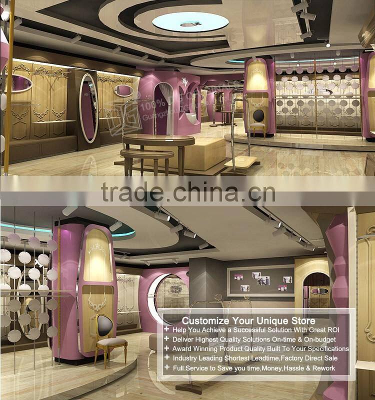 Great modern retail garment display glass rack