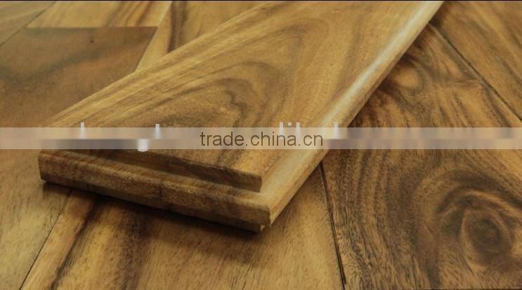 Natural acacia hardwood flooring