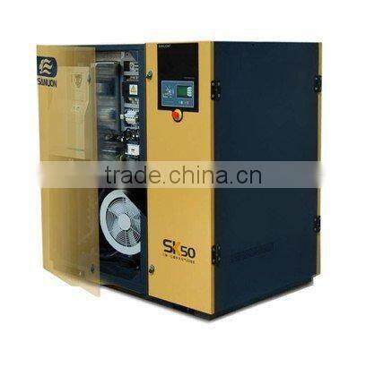 Oil-injected twin screw air compressor