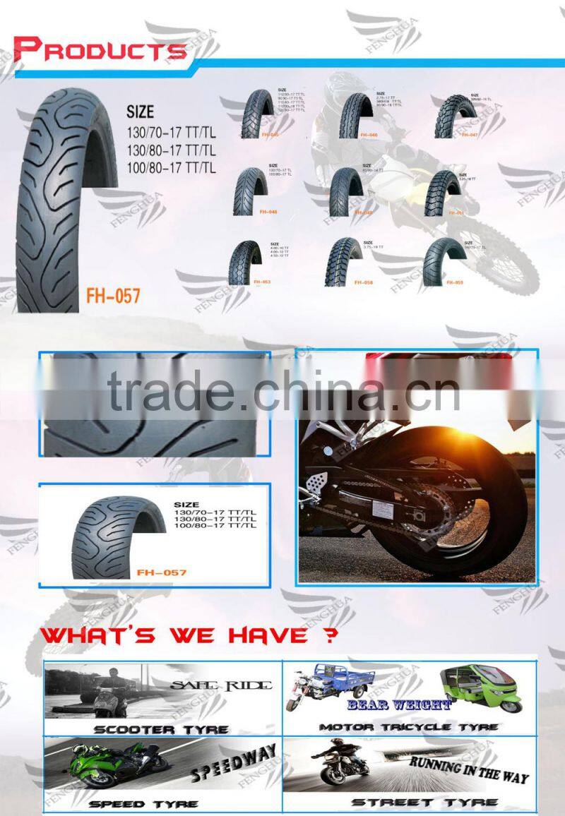 good quality and reasonable price motorcycle tubeless tyre for brand chinese famous tires