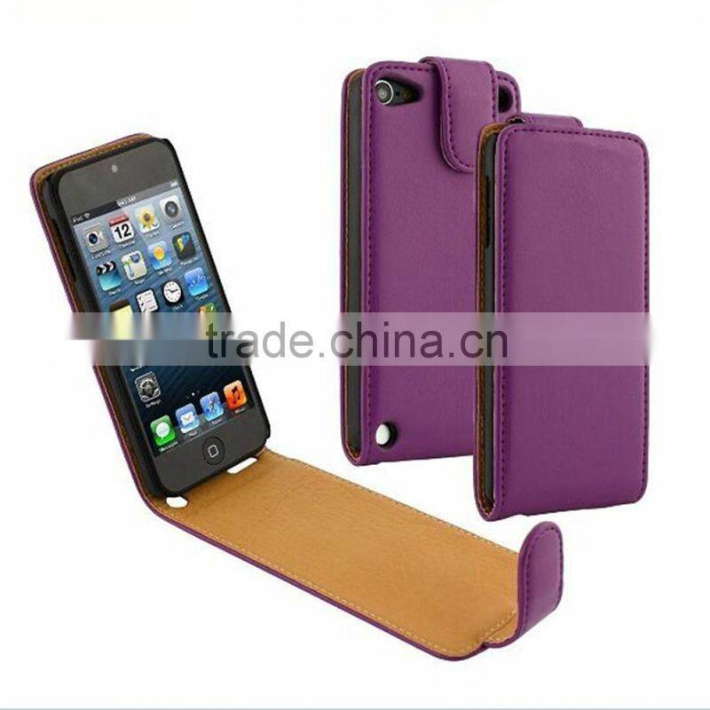 2015 new design oem smart leather case for ipod touch 5