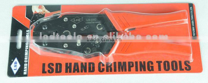 Best design hand crimping tool type ratchet combination pliers LS-03C