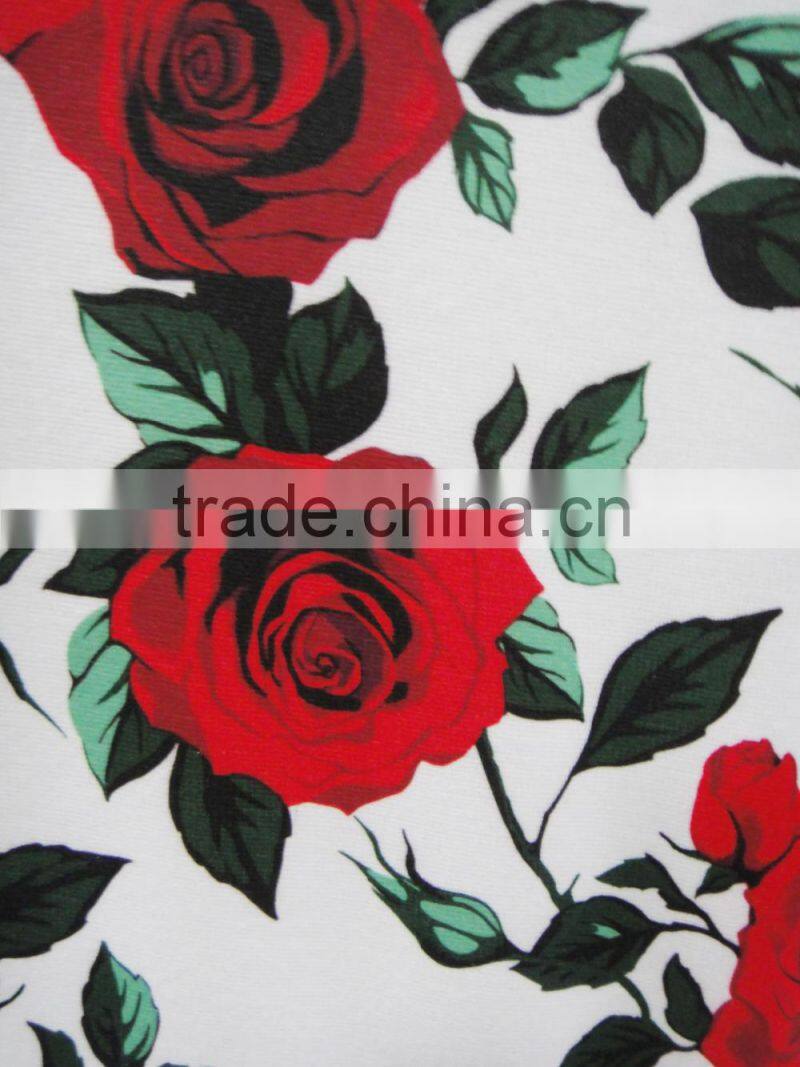 white flowers all-over printed chic top