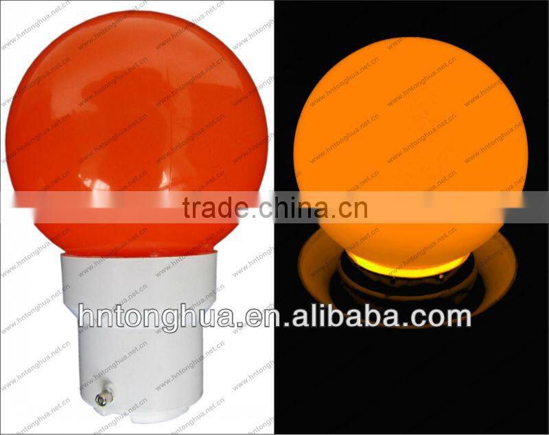 B22 1W LED G40 color light bulbs IP45/IP65 CE&ROHS