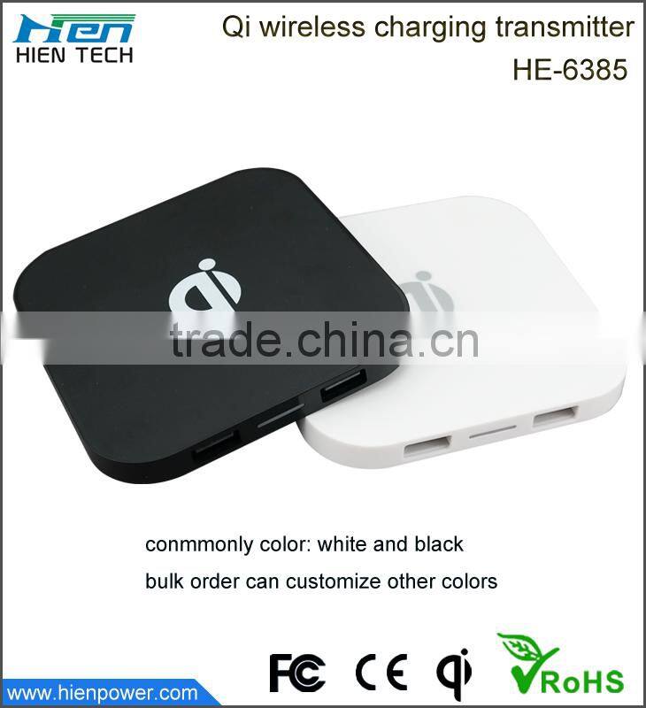 portable cell phone wireless charger for iphone/samsung/blackberry wireless phone charger