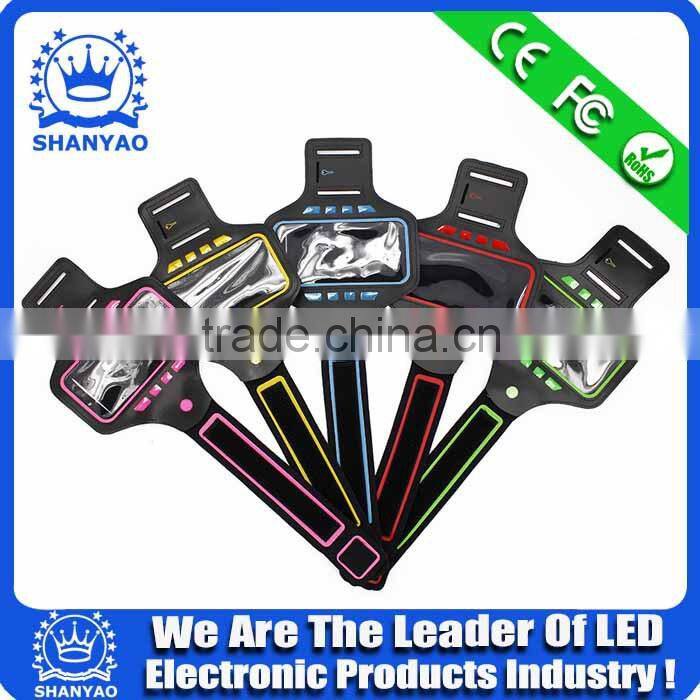2015 Hot Selling Luminous Mobile Phone Arm Band