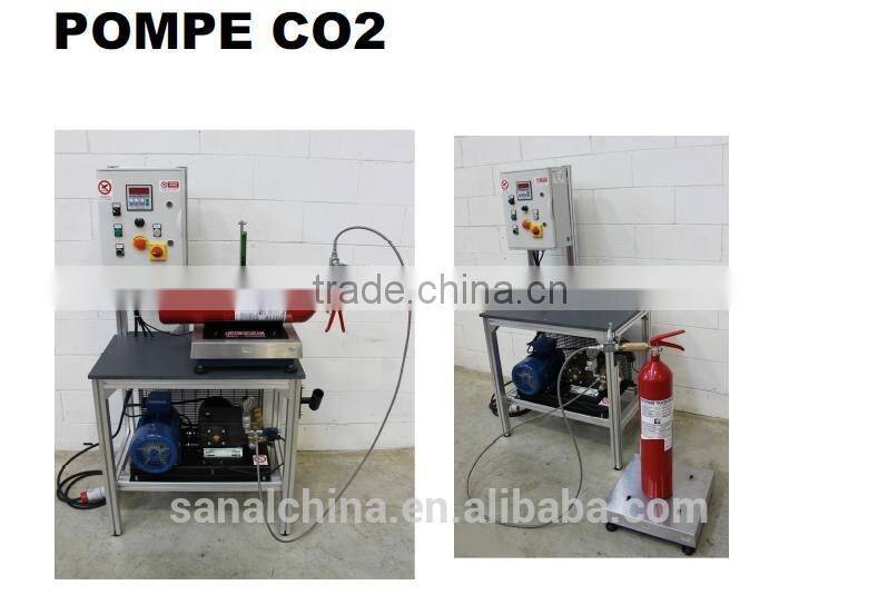 fire extinguisher CO2 filling machine WITH POMPE CO2