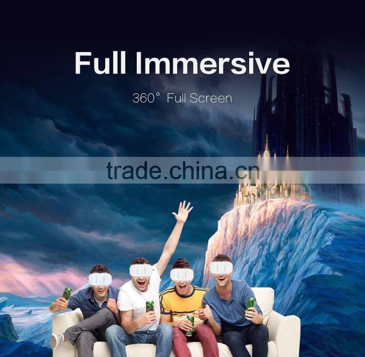 Head-Wearing 3D VR Box Virtual Reality 3D Media Player Glasses for 4 inch- 6 inch Smart Cell Phone