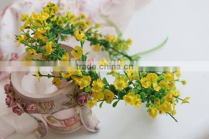 Artificial plum blossom Flower Bridal Hair Accessory Head Wreath Garland For Wedding Prom Party And Christmas Decoration