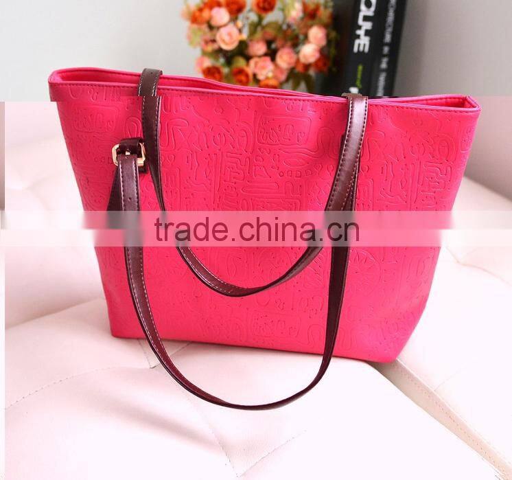 Fashion new products 2015 wholesale women's leather bag
