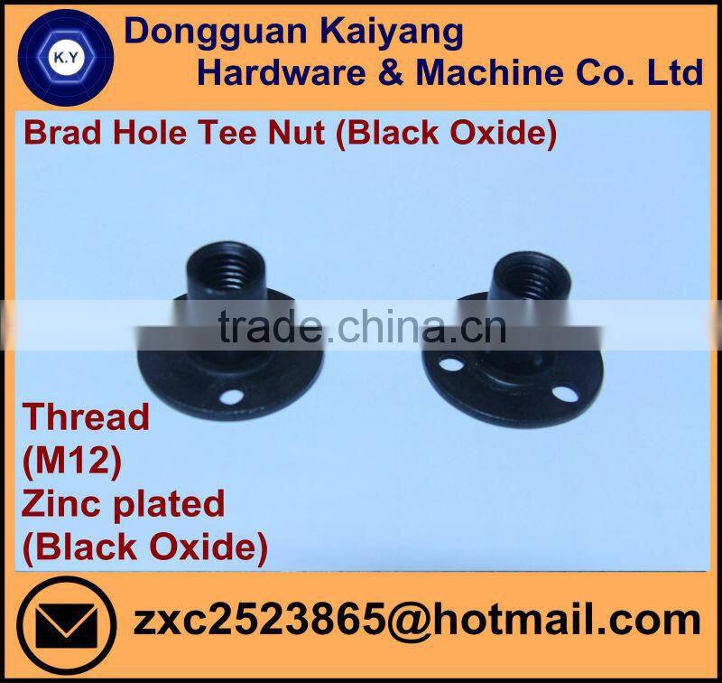 Round Head Barrel Nut (Furniture Nuts and Bolts) with Bright(White)/ Black / Blue/ Yellow ZincPlated; M6, M8.