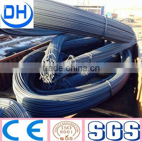 Hot Rolled HRB400 12m Steel rebar for construction in China tangshan