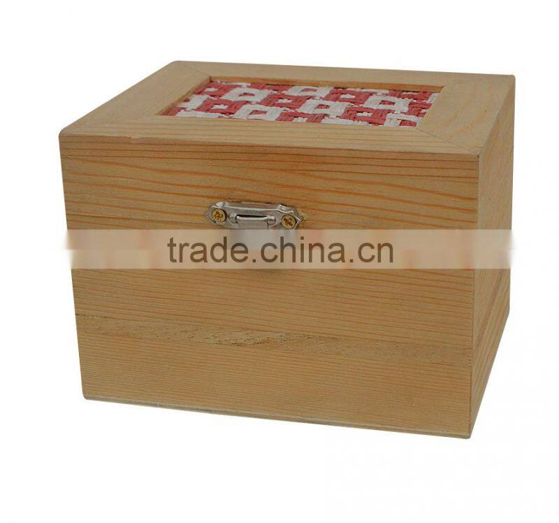 christmas decorative wooden jewelry storage gift packing box