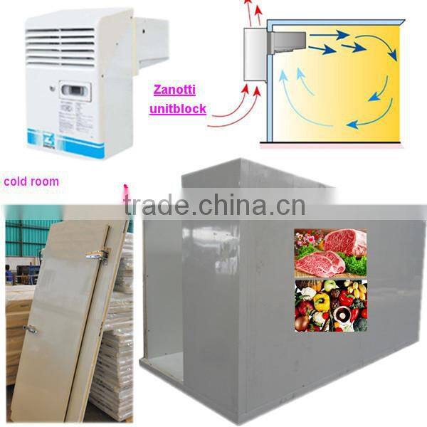 double temperatures cold and freezer room for vegetable &meat