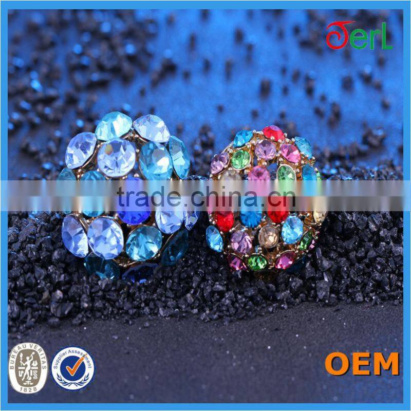 high quality women's coat metal alloy button