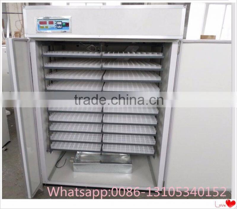 High hatching rate automatic egg incubator with 3520 pcs hatchery machine