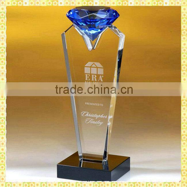 Wholesale High Quality Fancy Crystal Trophy Awards For Business Cooperation Gifts