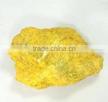 Natural stone orpiment orpiment original raw mineral rock samples