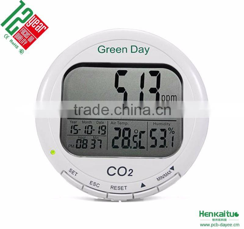 AZ7788 Carbon Dioxide Gas Detector 0~9999 ppm Range CO2 Analyzer With Alarm System