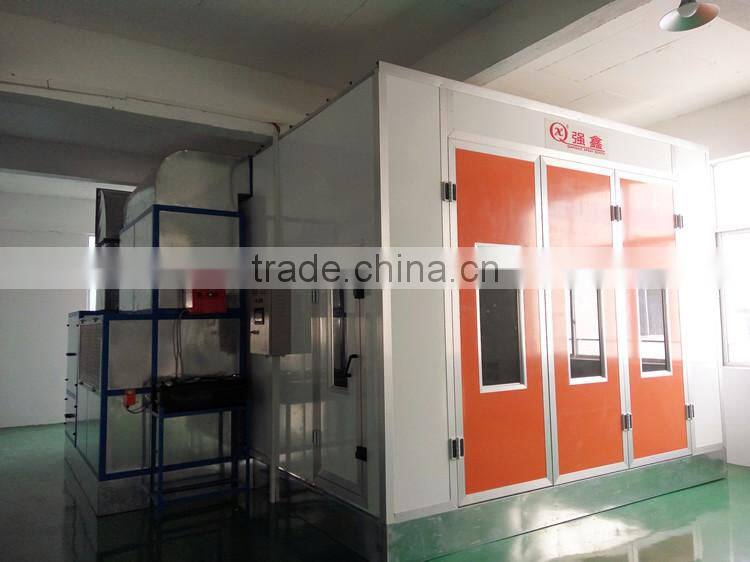 QX2000 CE Approved Diesel Burner Heating Used Auto Paint Booth For Sale