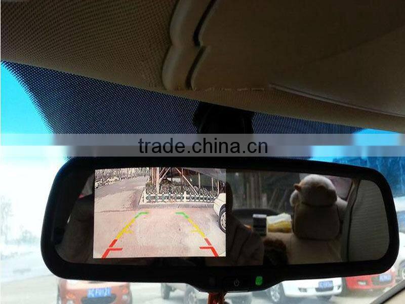 car rear view mirror of 3.5inch display with auto dimming compass temperature for cars