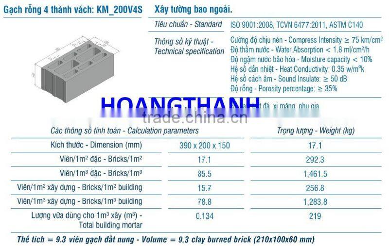 Concrete block /KM_200V4S