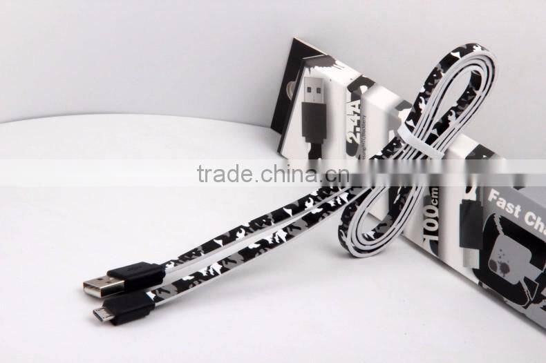 Charging cable mobile Printing USB Cable for I6 iphone charger cable